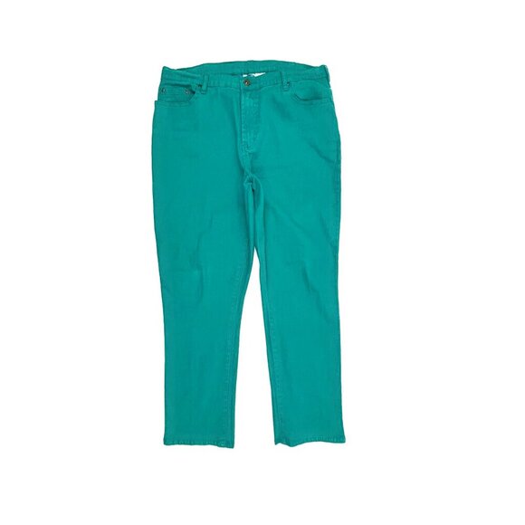 DG2 Straight Leg Women's size 16W Teal Blue Denim jeans - Picture 1 of 3